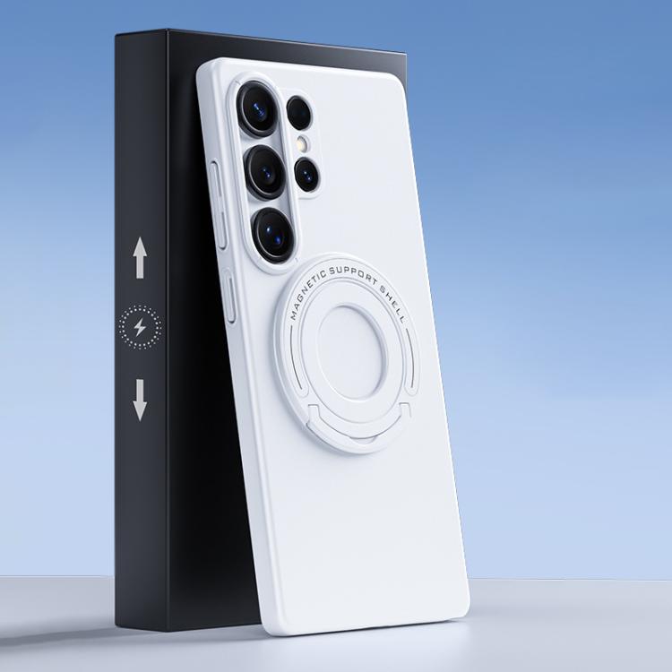 Frosted MagSafe Magnetic Ring Holder PC Phone Case