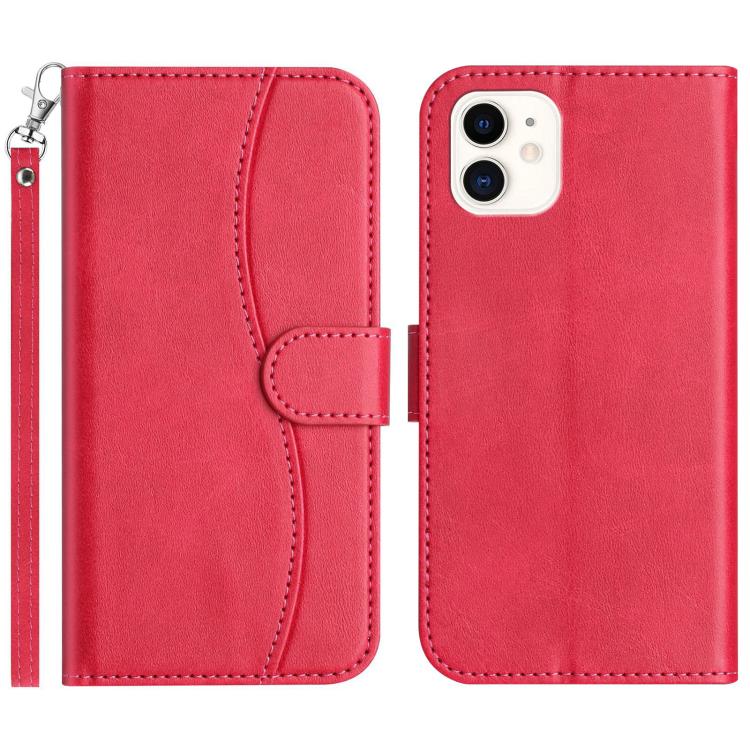 Dual-Folded S-shape Leather Phone Case