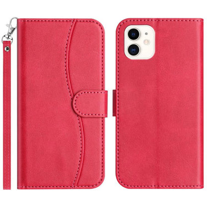 Dual-Folded S-shape Leather Phone Case