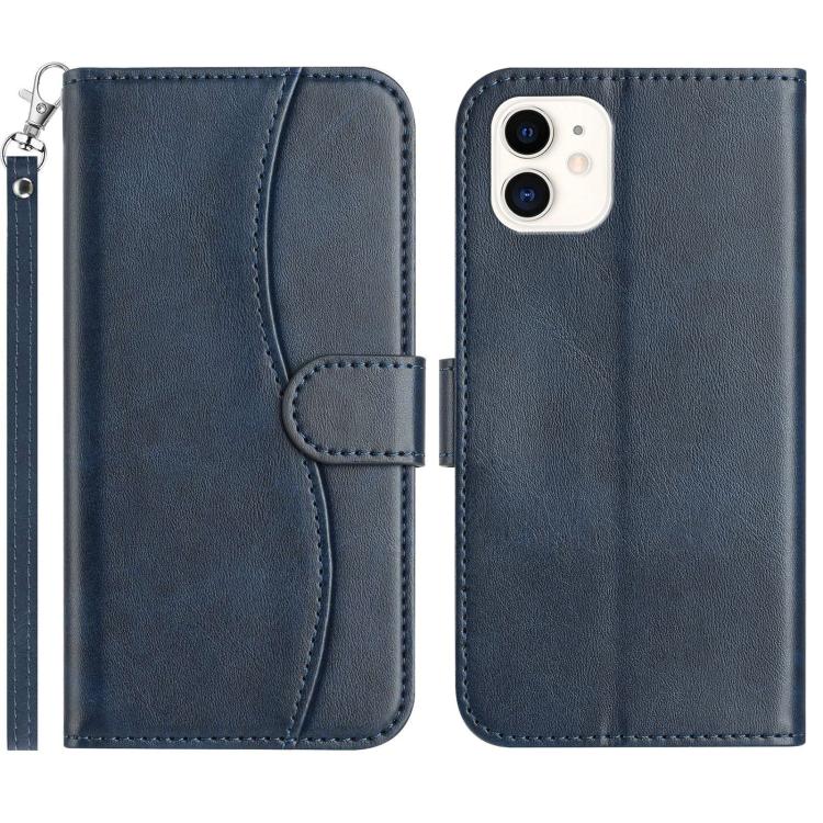 Dual-Folded S-shape Leather Phone Case