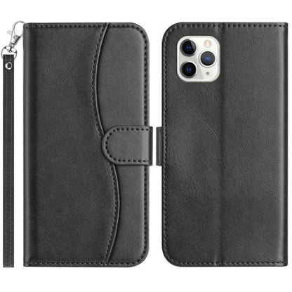 Dual-Folded S-shape Leather Phone Case