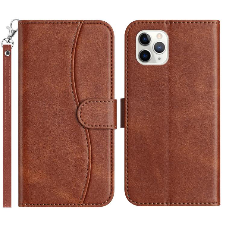 Dual-Folded S-shape Leather Phone Case