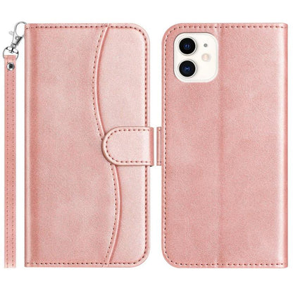 Dual-Folded S-shape Leather Phone Case