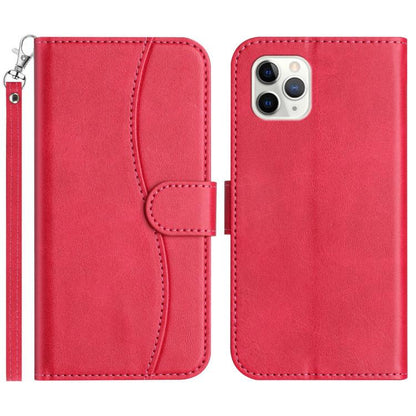 Dual-Folded S-shape Leather Phone Case