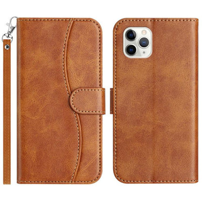 Dual-Folded S-shape Leather Phone Case