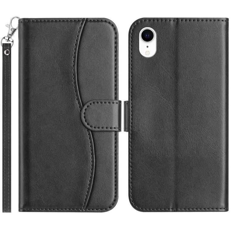 Dual-Folded S-shape Leather Phone Case