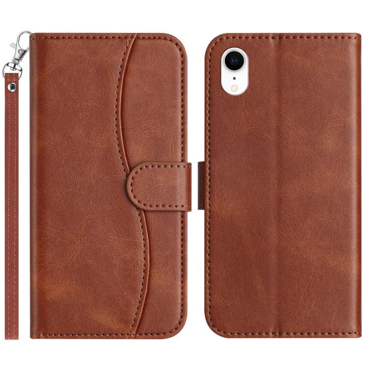 Dual-Folded S-shape Leather Phone Case