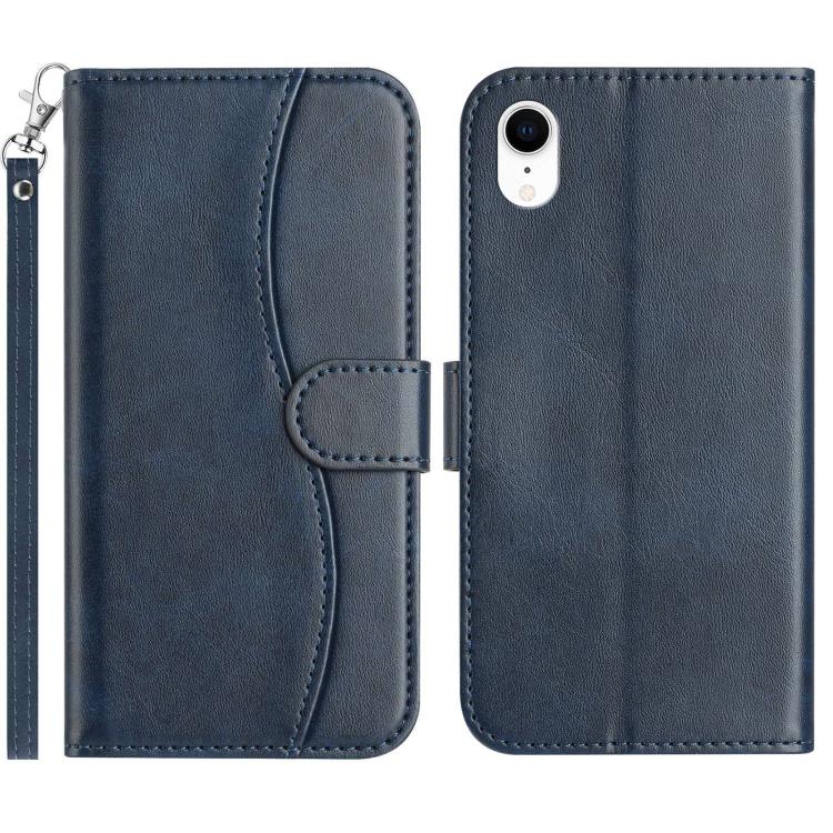 Dual-Folded S-shape Leather Phone Case