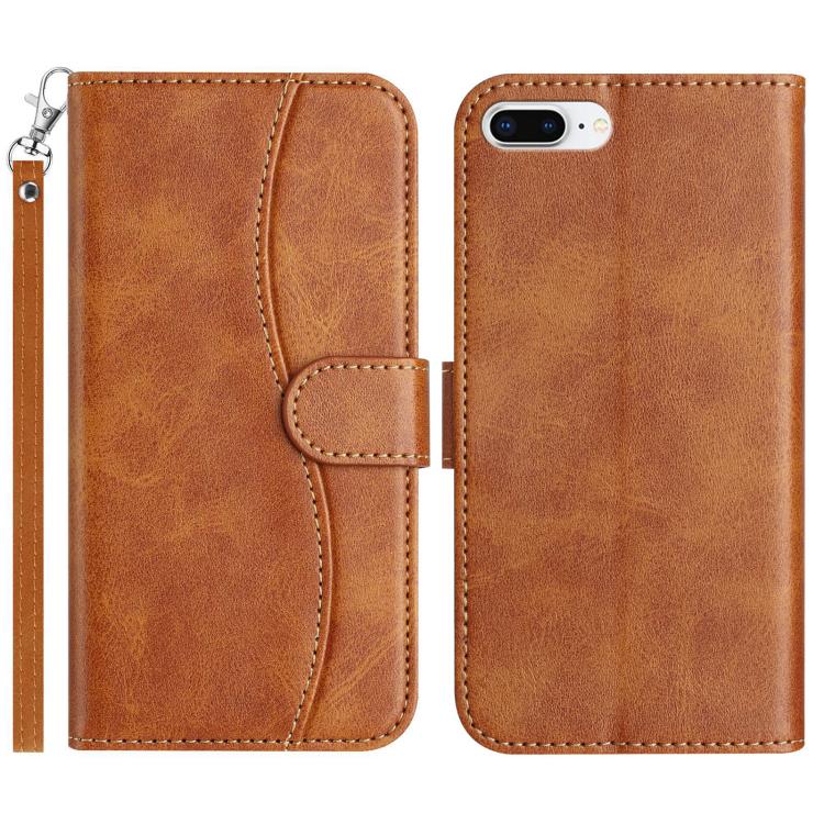 Dual-Folded S-shape Leather Phone Case