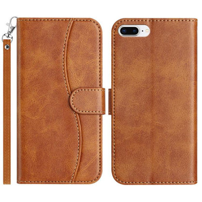 Dual-Folded S-shape Leather Phone Case