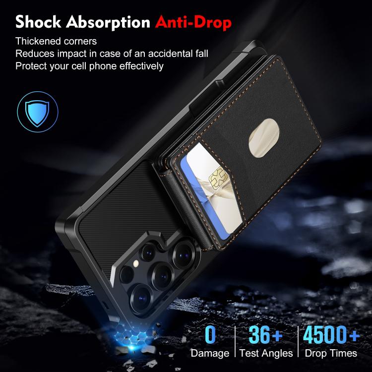 2-in-1 Magnetic Wallet MagSafe Leather Back Phone Case