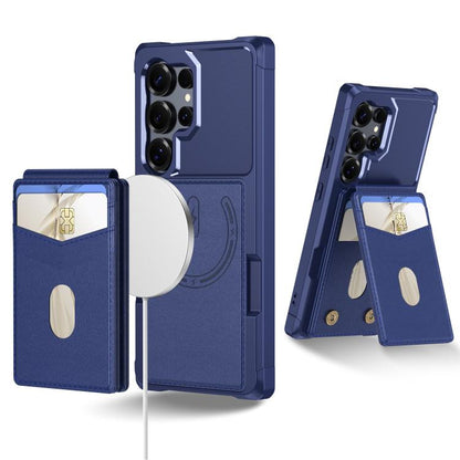 2-in-1 Magnetic Wallet MagSafe Leather Back Phone Case