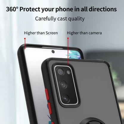 Q Shadow 1 Series TPU + PC Phone Case with Ring