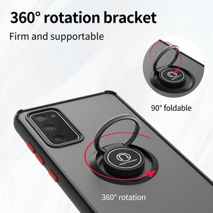 Q Shadow 1 Series TPU + PC Phone Case with Ring