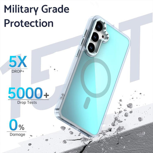 Plating Gradient Discolor MagSafe Phone Case with Holder