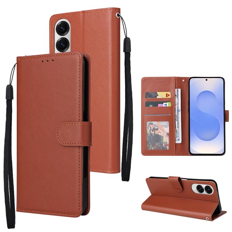 3-Card Slots Multifunctional Leather Phone Case