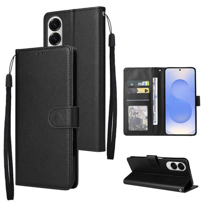 3-Card Slots Multifunctional Leather Phone Case