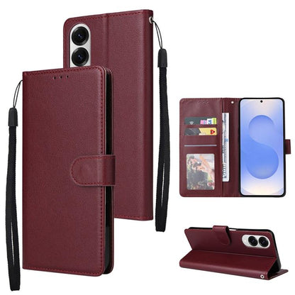 3-Card Slots Multifunctional Leather Phone Case