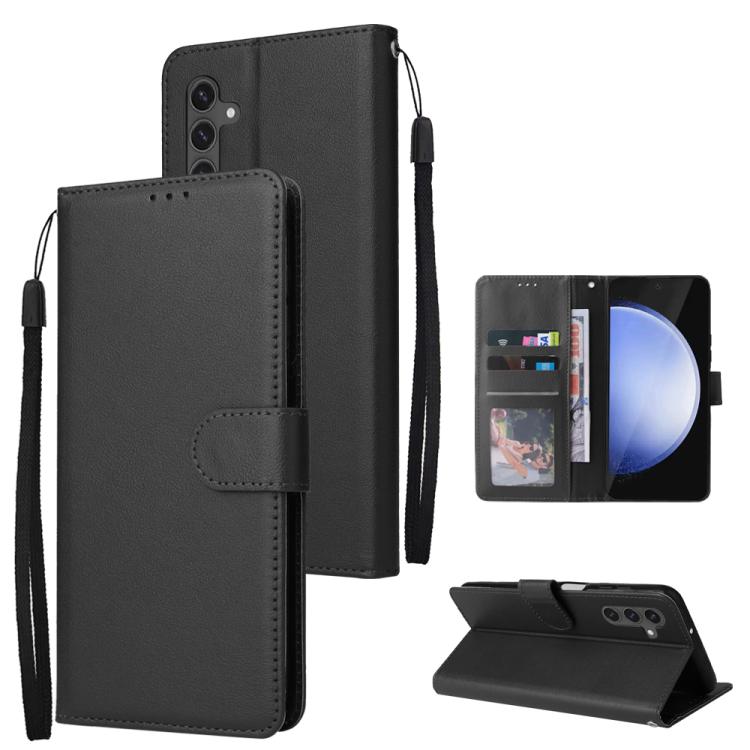 3-Card Slots Multifunctional Leather Phone Case