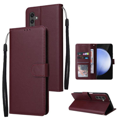 3-Card Slots Multifunctional Leather Phone Case