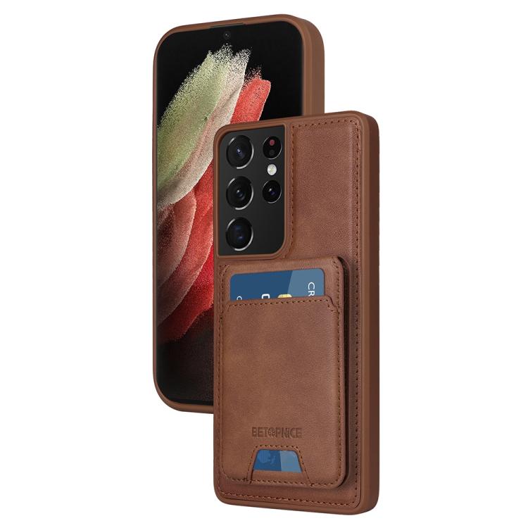 BETOPNICE Vertical Flip Detachable MagSafe Wallet Phone Case