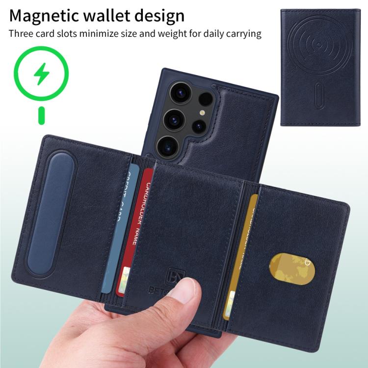 BETOPNICE Horizontal Flip Detachable MagSafe Wallet Phone Case