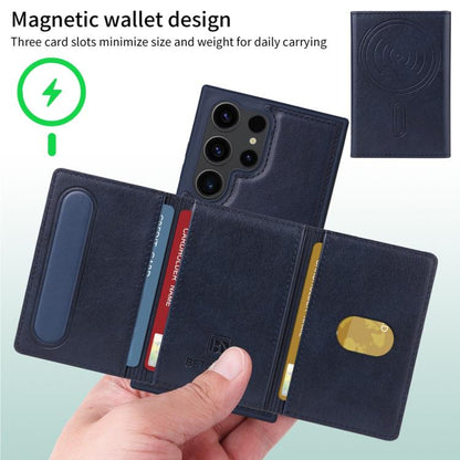 BETOPNICE Horizontal Flip Detachable MagSafe Wallet Phone Case