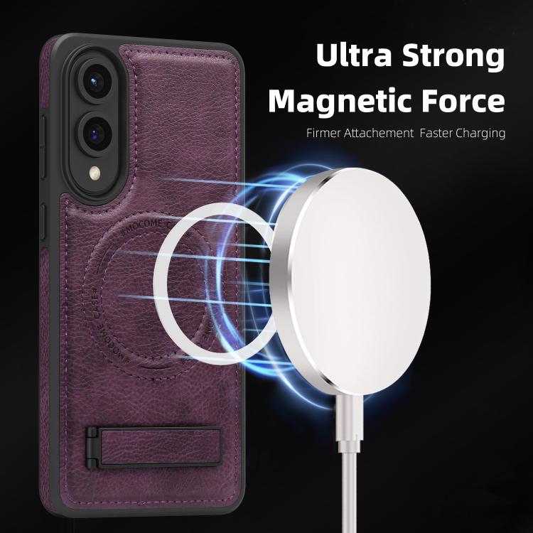 Multi-function Holder MagSafe PU Phone Case