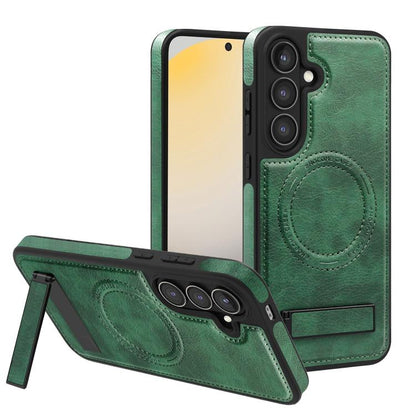 Multi-function Holder MagSafe PU Phone Case