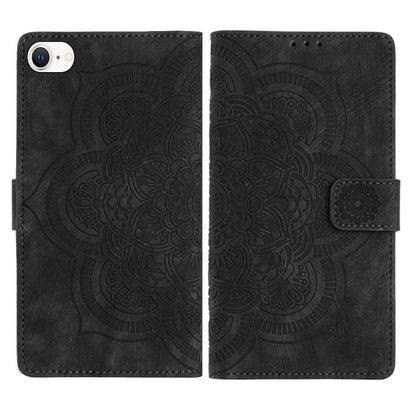 Mandala Embossed Retro Frosted Leather Phone Case