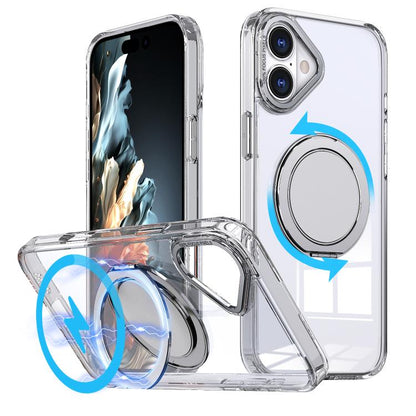 360-degree Rotating MagSafe Magnetic Holder Phone Case