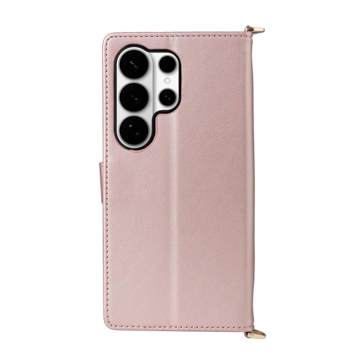 Multifunctional 6-Card Slots Leather Phone Case with Wrist Strap
