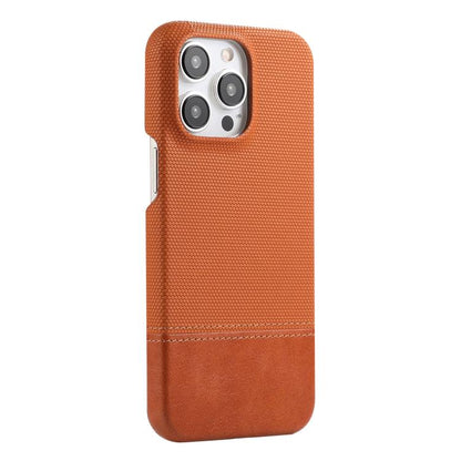 Stitching Cloth MagSafe Magnetic PC Hybrid PU Phone Case