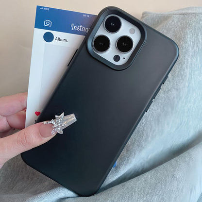 Dopamine Simple Imitation Liquid Silicone Phone Case