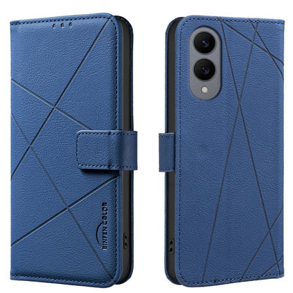 Geometric Pattern RFID Leather Phone Case