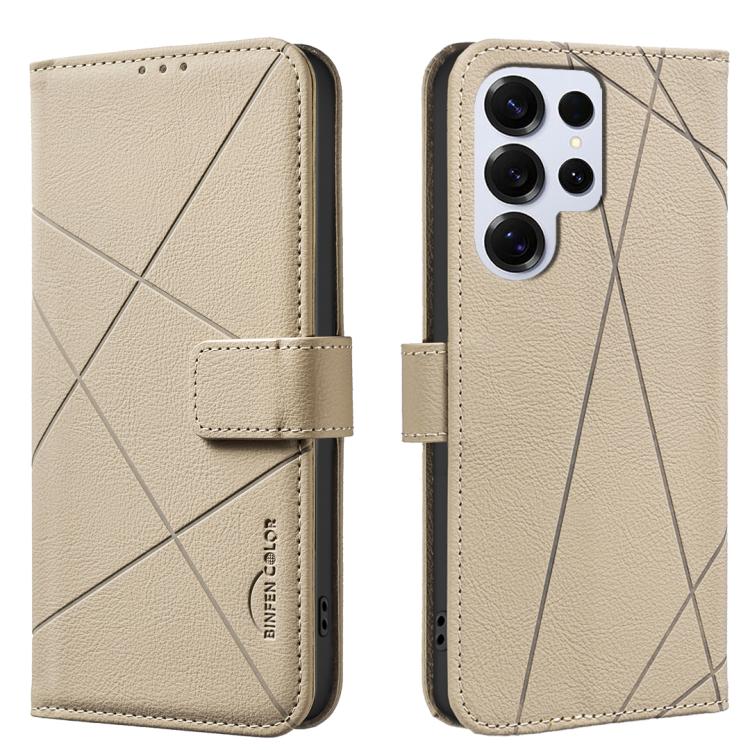 Geometric Pattern RFID Leather Phone Case