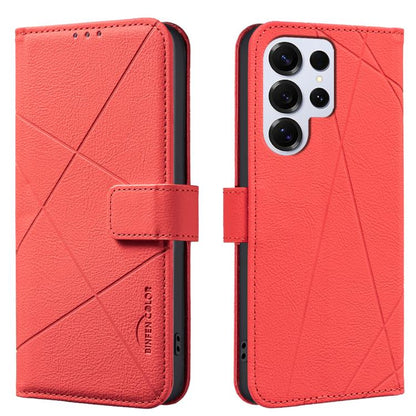 Geometric Pattern RFID Leather Phone Case