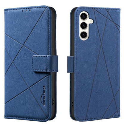 Geometric Pattern RFID Leather Phone Case