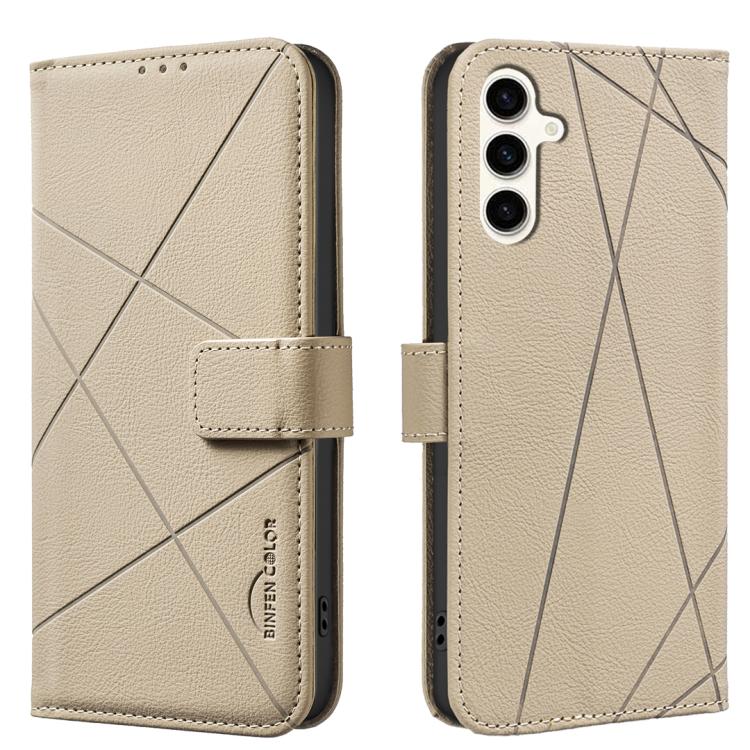 Geometric Pattern RFID Leather Phone Case