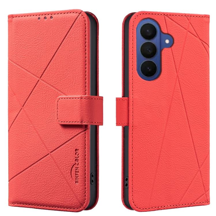 Geometric Pattern RFID Leather Phone Case