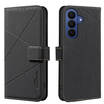 Geometric Pattern RFID Leather Phone Case