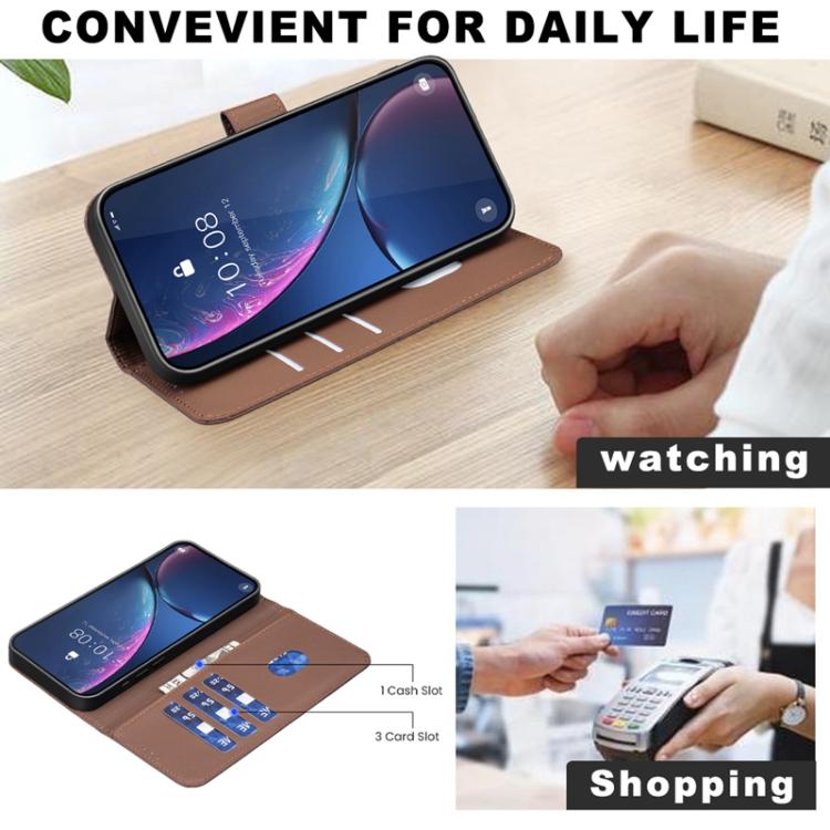 Geometric Pattern RFID Leather Phone Case