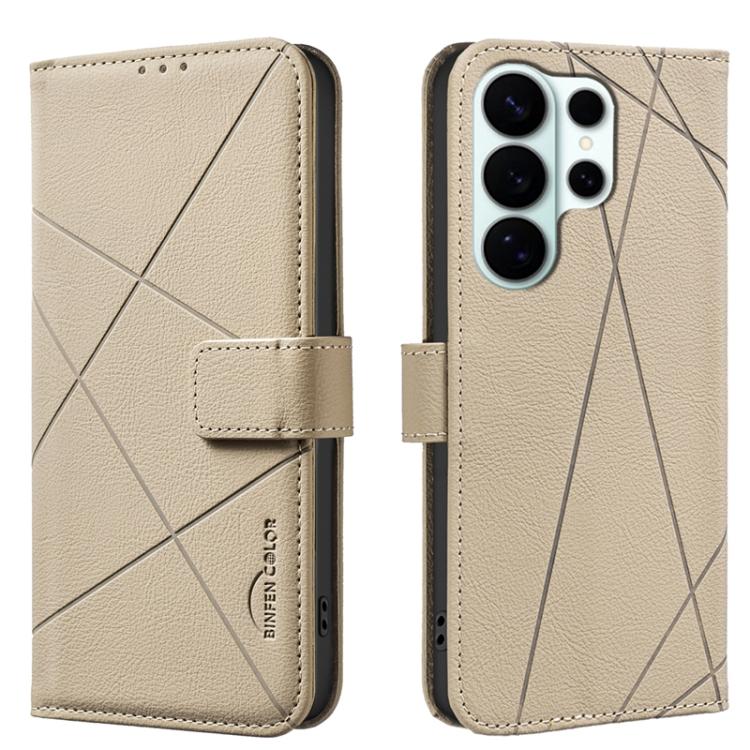 Geometric Pattern RFID Leather Phone Case