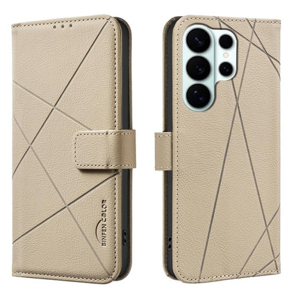 Geometric Pattern RFID Leather Phone Case