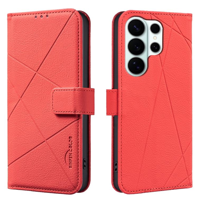 Geometric Pattern RFID Leather Phone Case