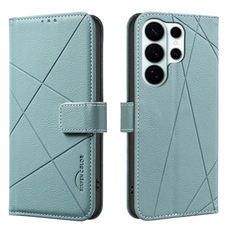 Geometric Pattern RFID Leather Phone Case