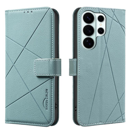 Geometric Pattern RFID Leather Phone Case