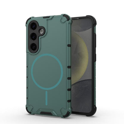 Grating Solid Color MagSafe Magnetic Phone Case