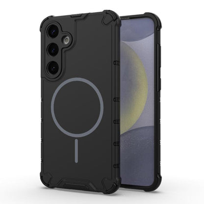 Grating Solid Color MagSafe Magnetic Phone Case