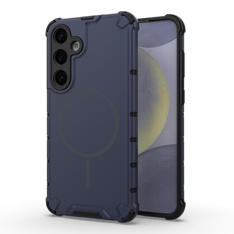 Grating Solid Color MagSafe Magnetic Phone Case